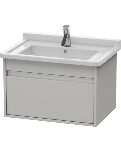 Тумба бетонно-серый матовый 65 см Duravit Ketho KT666300707
