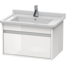 Тумба белый глянец 65 см Duravit Ketho KT666302222