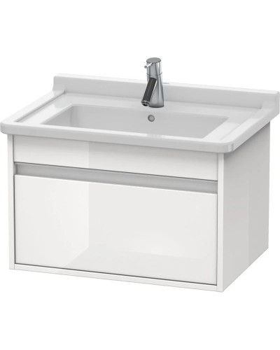 Тумба белый глянец 65 см Duravit Ketho KT666302222