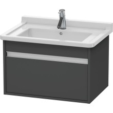 Тумба графит матовый 65 см Duravit Ketho KT666304949