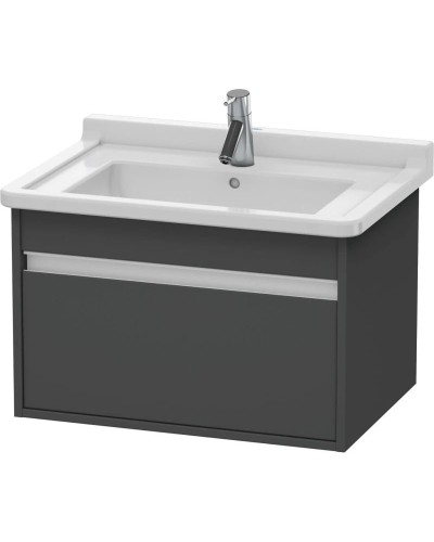 Тумба графит матовый 65 см Duravit Ketho KT666304949