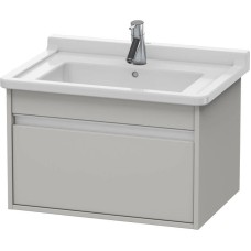 Тумба бетонно-серый матовый 80 см Duravit Ketho KT666400707