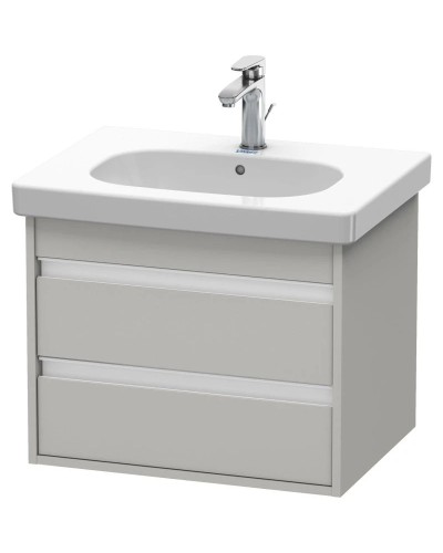 Тумба бетонно-серый матовый 60 см Duravit Ketho KT665000707