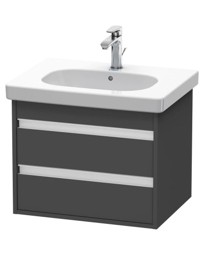 Тумба графит матовый 60 см Duravit Ketho KT665004949