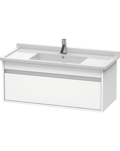 Тумба белый матовый 100 см Duravit Ketho KT666501818