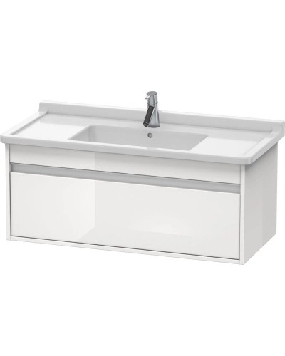 Тумба белый глянец 100 см Duravit Ketho KT666502222