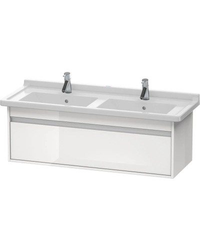 Тумба белый глянец 120 см Duravit Ketho KT666602222
