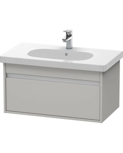 Тумба бетонно-серый матовый 80 см Duravit Ketho KT666700707