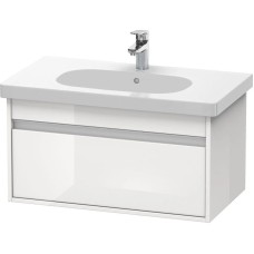 Тумба белый глянец 80 см Duravit Ketho KT666702222