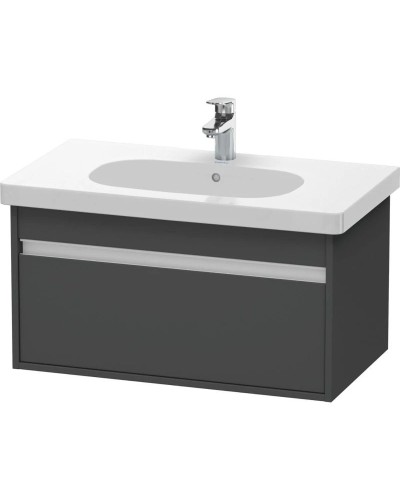 Тумба графит матовый 80 см Duravit Ketho KT666704949
