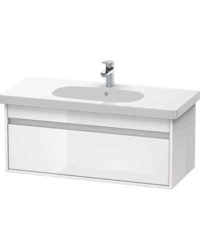 Тумба белый глянец 100 см Duravit Ketho KT666802222