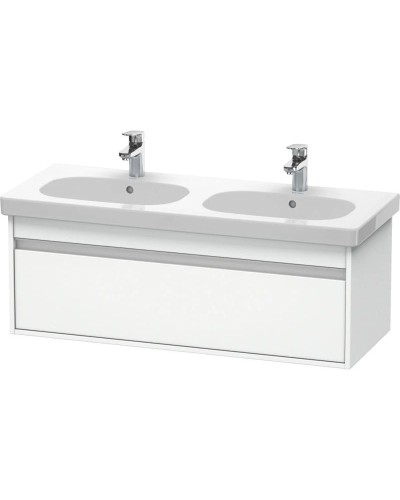Тумба белый матовый 115 см Duravit Ketho KT666901818