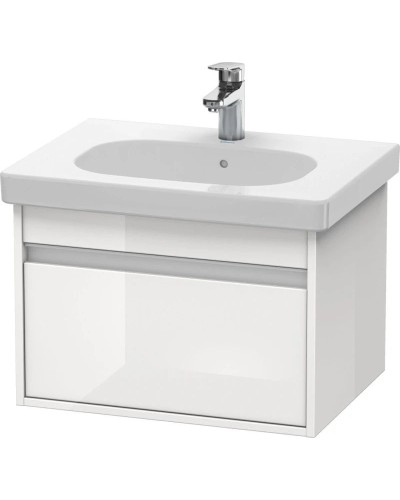 Тумба белый глянец 60 см Duravit Ketho KT667002222