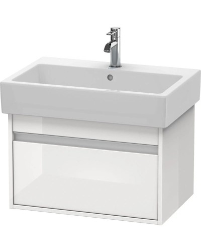 Тумба белый глянец 65 см Duravit Ketho KT668402222