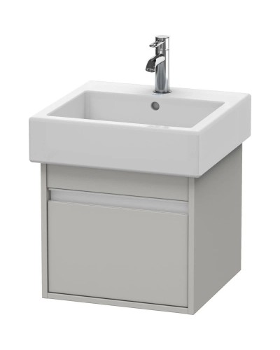 Тумба бетонно-серый матовый 45 см Duravit Ketho KT668500707