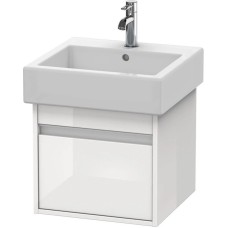 Тумба белый глянец 45 см Duravit Ketho KT668502222