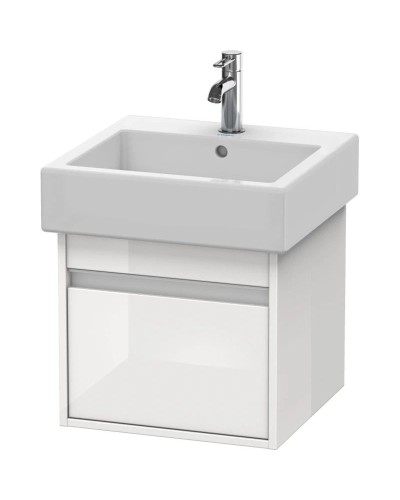 Тумба белый глянец 45 см Duravit Ketho KT668502222