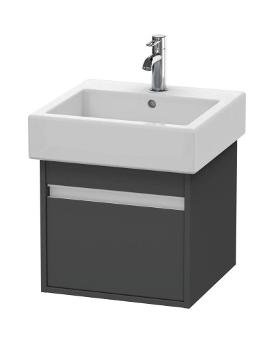 Тумба графит матовый 45 см Duravit Ketho KT668504949