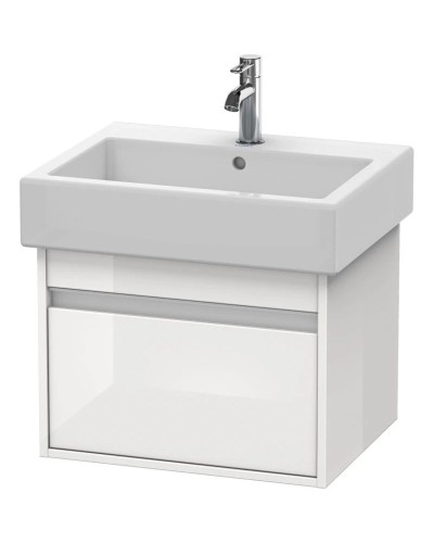 Тумба белый глянец 55 см Duravit Ketho KT668602222