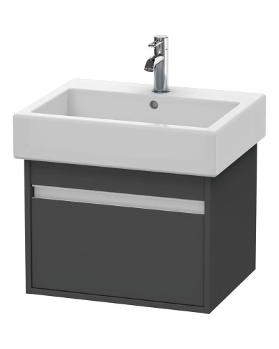 Тумба графит матовый 55 см Duravit Ketho KT668604949