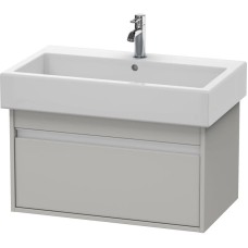 Тумба бетонно-серый матовый 75 см Duravit Ketho KT668700707