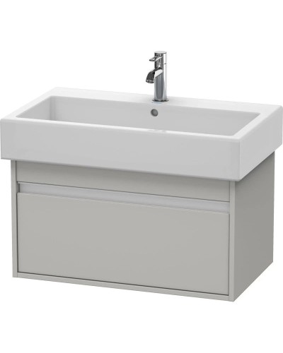 Тумба бетонно-серый матовый 75 см Duravit Ketho KT668700707
