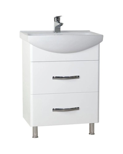 Тумба белый глянец 56 см Bellezza Анкона 4639609110016