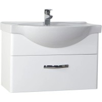 Тумба белый глянец 77 см Bellezza Анкона 4639613190011