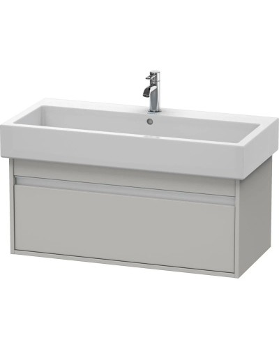 Тумба бетонно-серый матовый 95 см Duravit Ketho KT668800707
