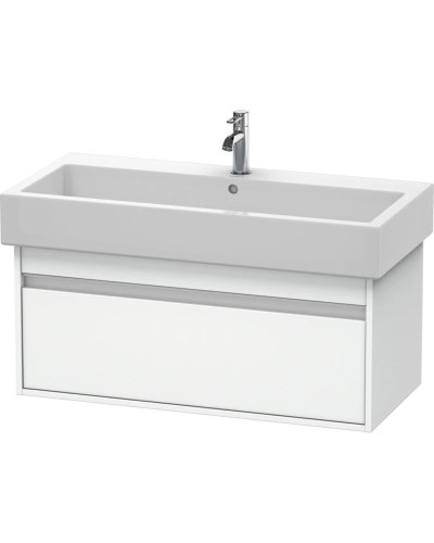 Тумба белый матовый 95 см Duravit Ketho KT668801818