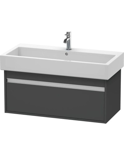 Тумба графит матовый 95 см Duravit Ketho KT668804949