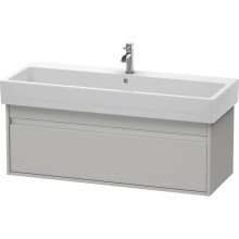 Тумба бетонно-серый матовый 115 см Duravit Ketho KT668900707