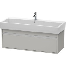 Тумба бетонно-серый матовый 115 см Duravit Ketho KT668900707