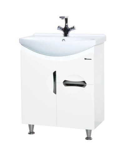 Тумба белый глянец 63 см Bellezza Лагуна 4632110090013