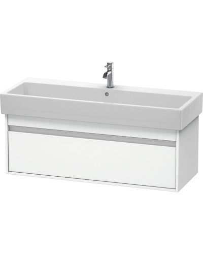 Тумба белый матовый 115 см Duravit Ketho KT668901818