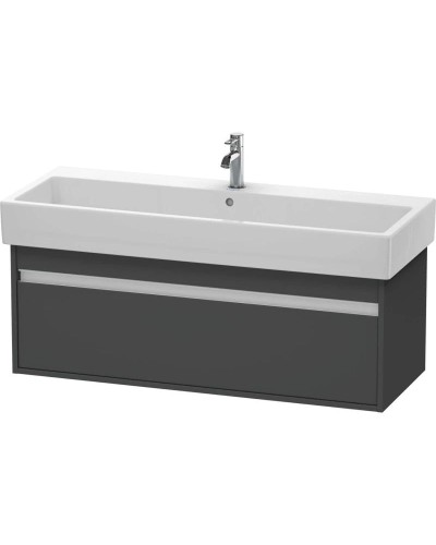 Тумба графит матовый 115 см Duravit Ketho KT668904949
