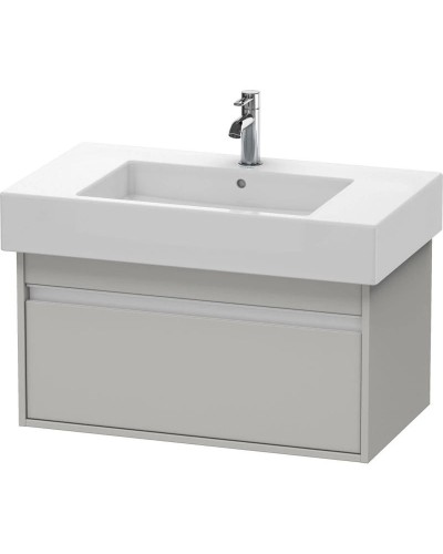 Тумба бетонно-серый матовый 80 см Duravit Ketho KT669000707