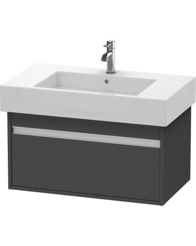 Тумба графит матовый 80 см Duravit Ketho KT669004949