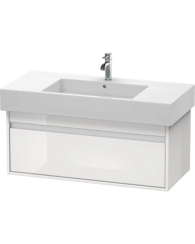 Тумба белый глянец 100 см Duravit Ketho KT669102222