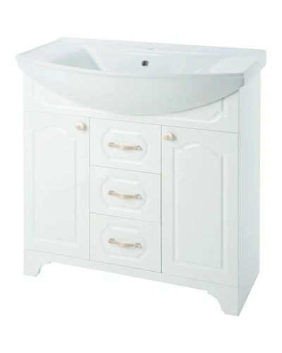 Тумба белый глянец 102,4 см Bellezza Тиффани 4630518110012