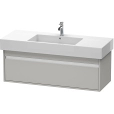Тумба бетонно-серый матовый 120 см Duravit Ketho KT669200707