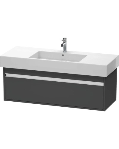 Тумба графит матовый 120 см Duravit Ketho KT669204949