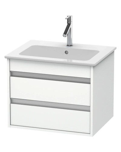 Тумба белый матовый 60 см Duravit Ketho KT642801818