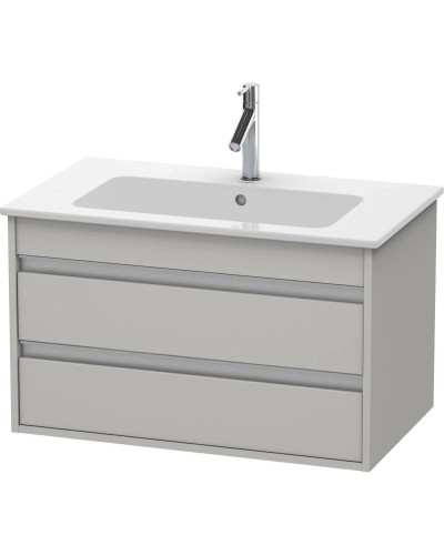 Тумба бетонно-серый матовый 80 см Duravit Ketho KT642900707