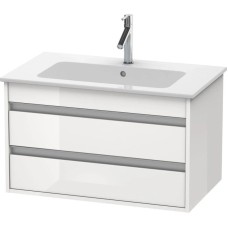 Тумба белый глянец 80 см Duravit Ketho KT642902222