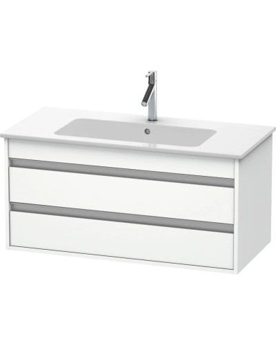 Тумба белый матовый 100 см Duravit Ketho KT643001818