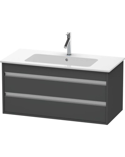 Тумба графит матовый 100 см Duravit Ketho KT643004949
