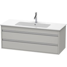Тумба бетонно-серый матовый 120 см Duravit Ketho KT643100707