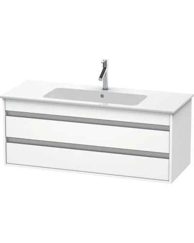 Тумба белый матовый 120 см Duravit Ketho KT643101818