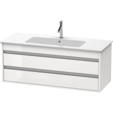 Тумба белый глянец 120 см Duravit Ketho KT643102222